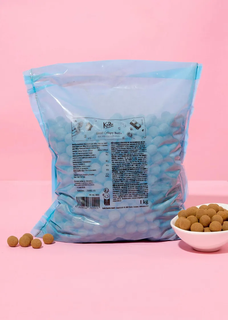 KoRo Zimt Crispy Balls mit Milchschokolade 1 kg – Produktbild 2 von 5