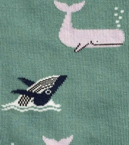 DillySocks DillySocks Socken Whale Party aus Biobaumwoll-Mix, Mehrfarbig, – Produktbild 4 von 5