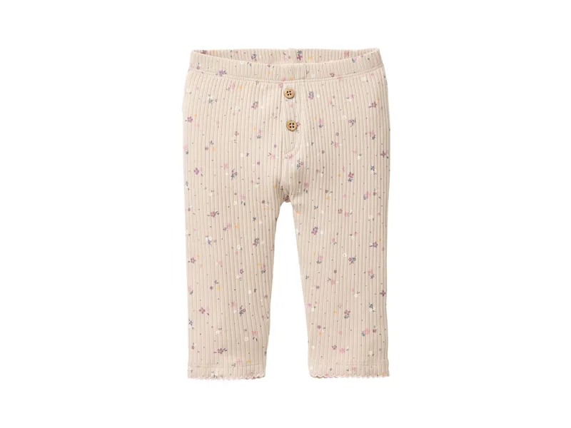 People Wear Organic People Wear Organic Leggings kleine Blümchen sand Gr. 104, Natur, – Produktbild 1 von 1