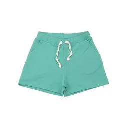 Walkiddy Kinder Shorts GOTS zertifiziert, Bio-Baumwolle, mintgrün, „Green Spruce“, weich, Bund mit Kordelzug – Walkiddy – Produktbild 1 von 1