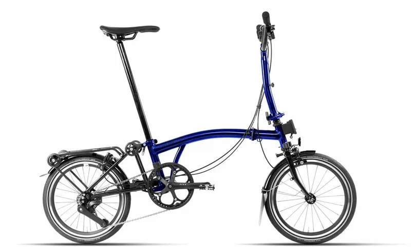 Brompton Brompton P-Line Explore Typ H 16 Zoll 12K Faltrad, Blau, – Produktbild 1 von 1