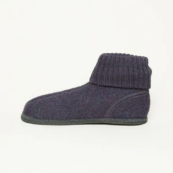 Kitz-Pichler Kitz-Pichler Hüttenschuh Ötz - Hausschuh für Damen & Herren aus 100% Schurwolle, Lila, – Produktbild 2 von 4