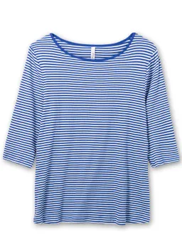 sheego Ringelshirt royalblau – Produktbild 1 von 1