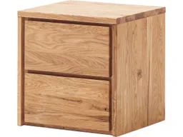 Kommode "Rödvig" aus Wildeiche, mit 2 Schubladen, B 47 x T 42 x H 48 cm – Produktbild 1 von 1