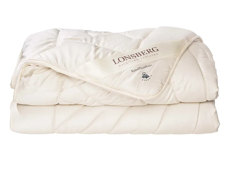 Lonsberg Lonsberg Bettdecke "Luxor Plus" Kamelflaumhaar Duo, 155 x 200 cm – Produktbild 1 von 1