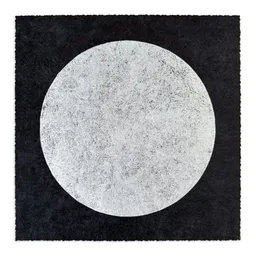 Veskor Cassiopeia Veskor Cassiopeia CENTRAL MOON Linoldruck | 22 × 22 cm | Silber auf Schwarz – Produktbild 1 von 1