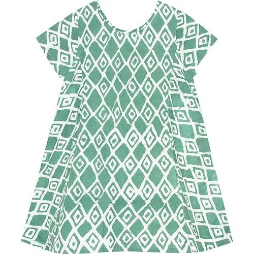 Global Mamas Global Mamas Bio Sommerkleid - SWING - Argyle/Pebbles, Argyle sage (grün), – Produktbild 1 von 2