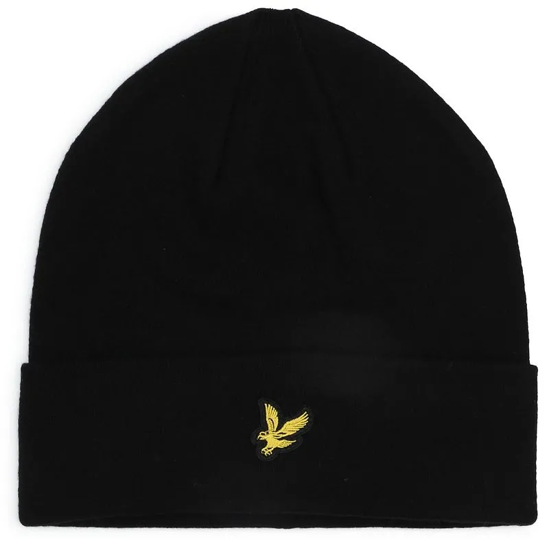 Lyle and Scott Lyle & Scott Beanie Wool Blend Schwarz -, Schwarz, – Produktbild 2 von 3