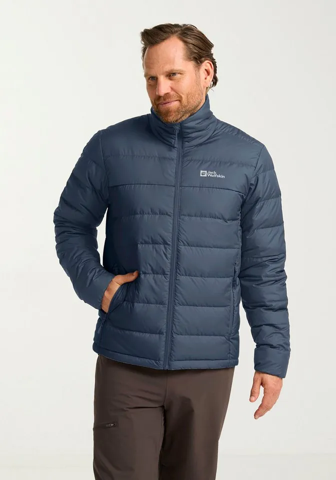 Jack Wolfskin Jack Wolfskin Daunenjacke ATHER DOWN JKT M RDS mit 700er-Naturdaunen, atmungsaktiv, wasserabweisend, winddicht, Blau, – Produktbild 1 von 5