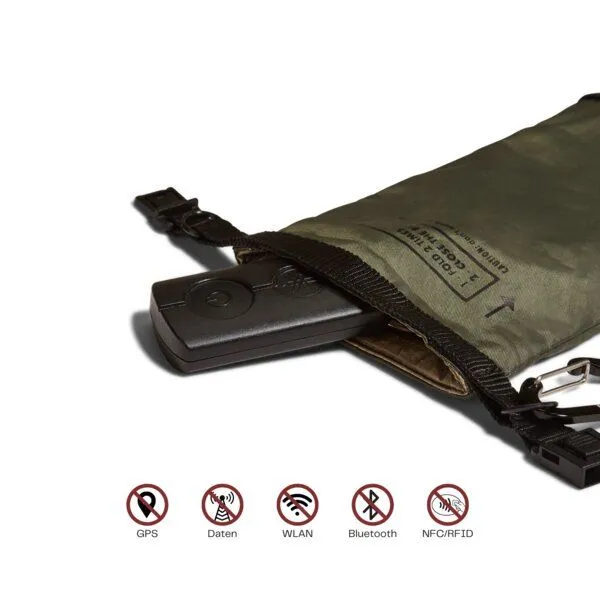 Toca Toca No Signal Sleeve KeyFob (Signalblocker für Autoschlüssel), Grün, – Produktbild 2 von 3