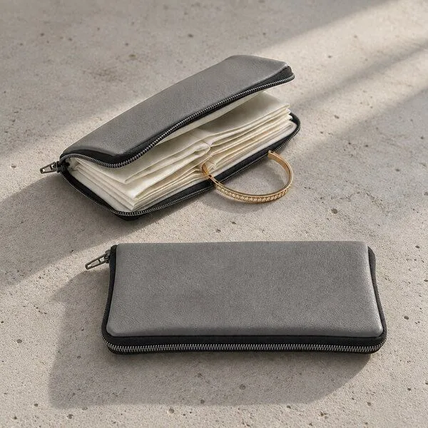 Bridge&Tunnel Bridge&Tunnel Schmucketui auréa pleather big, Grau, – Produktbild 1 von 3