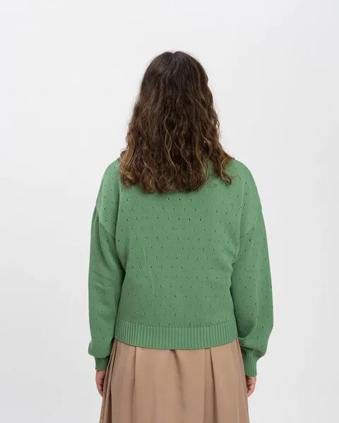 MATONA Matona Strickjacke aus Baumwolle für Frauen / Spring Cardigan, Bean, – Produktbild 2 von 4