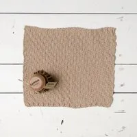 Kumanu - von Natur aus gut Kumanu - von Natur aus gut Spülset, Topfbürste und gestricktes Spültuch "Wischwilli" | 23x23cm | aus BioBaumwolle, Sand, – Produktbild 1 von 1
