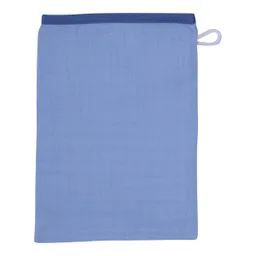 Wörner Wörner 3er-Pack Waschlappen Musselin blau – Produktbild 1 von 1