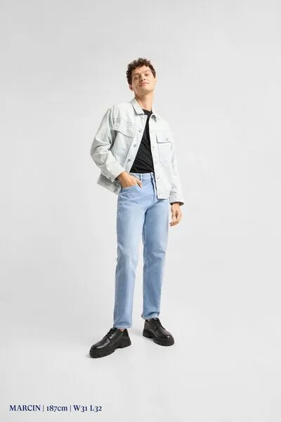 DAWN DAWN Jeanshose Relaxed Fit Modell: Rise, Bright blue (blau), – Produktbild 5 von 8