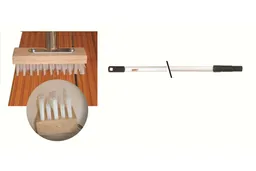 woodstore24 Reinigungsbürste für WPC Terrassendielen inklusive Teleskopstiel aus Metall – Produktbild 1 von 1