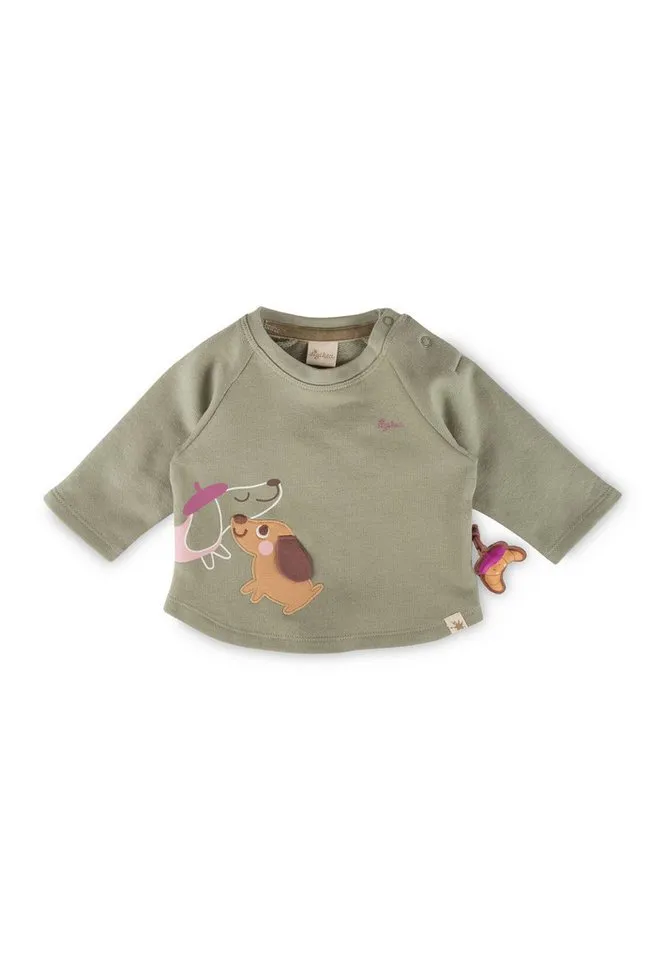 sigikid sigikid Sweatshirt Petit Croissant für Babys Mädchen (1-tlg), Grün, – Produktbild 1 von 4