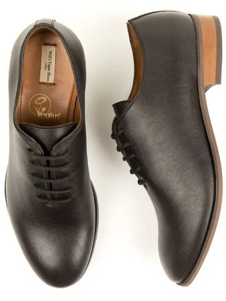 Will's Vegan Shop Will's Vegan Shop City-Oxfords Herren, Schwarz, – Produktbild 2 von 2