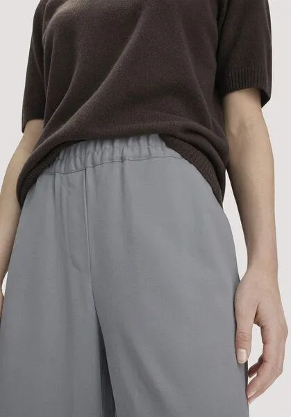 hessnatur hessnatur Gewebe Hose Wide Leg aus reinem TENCEL Lyocell, Nebelblau, – Produktbild 2 von 4