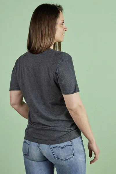 La Gitana La Gitana Casual Statement Shirt TAV, Grau dkl. meliert "blueheart", – Produktbild 4 von 4