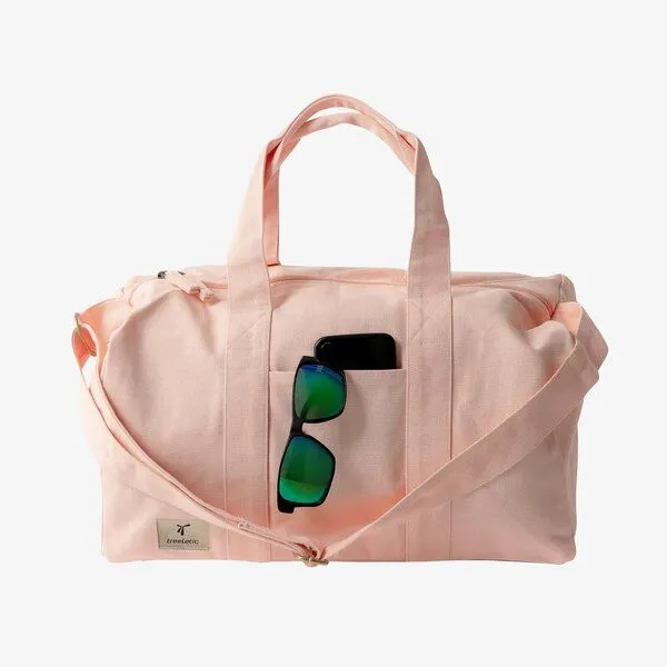treeletic® treeletic® ECO Y Gym Bag / Weekender inkl. Laundry Bag, Lily (rosa), – Produktbild 1 von 4