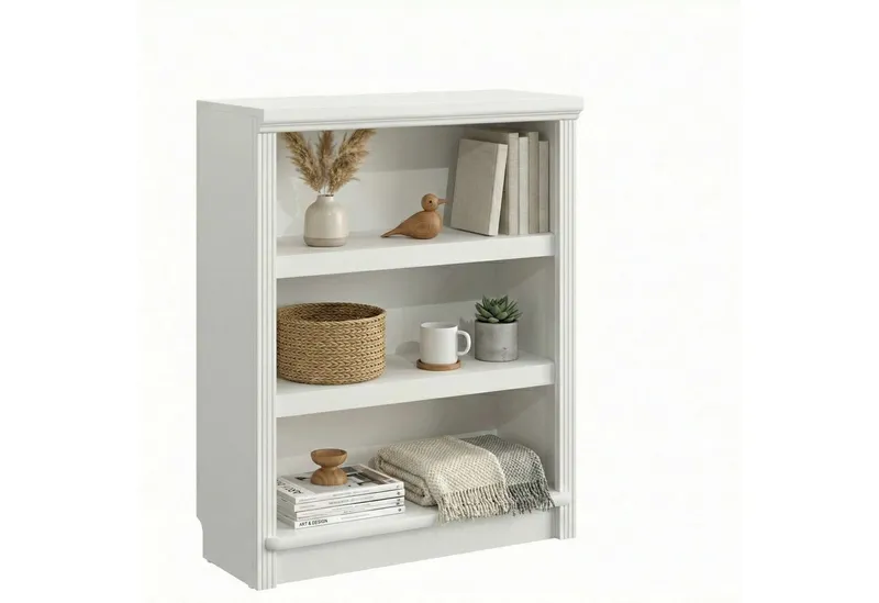 OTTO home Standregal Soeren Regal Bücherregal B/T/H: 80/29/97 cm, massive Kiefer, FSC®-zertifiziert, Weiß, – Produktbild 3 von 5