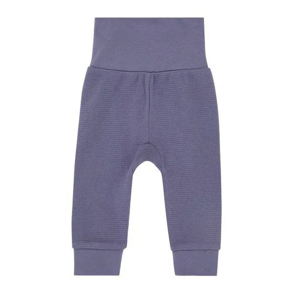 Sense Organics sense-organics KARLI Babyhose Classic Waffel-Jersey von Sense Organics, Blaugrau, – Produktbild 1 von 3