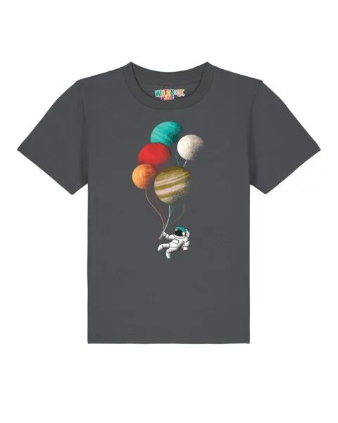 watabout.kids watabout.kids T-Shirt Kinder Balloon Spaceman, Anthracite, – Produktbild 1 von 2