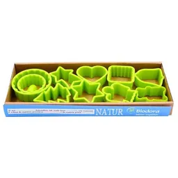 Biodora Biodora kleine Bio-Keksausstecher (11er Set) – Backen ohne Plastik – Biokunststoff auf Stärkebasis – Made in EU – Produktbild 1 von 1