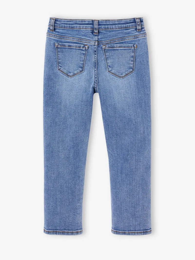 Vertbaudet Mädchen Slim-Jeans, Mittelblau, – Produktbild 2 von 4