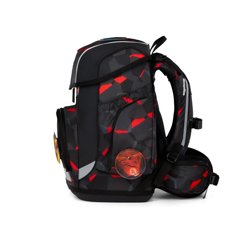 Ergobag Ergobag Schulranzen Cubo (5tlg., inkl. Sportbeutel, Federmäppchen, Schlampermäppchen und Kletties), Taekbärdo, – Produktbild 5 von 5