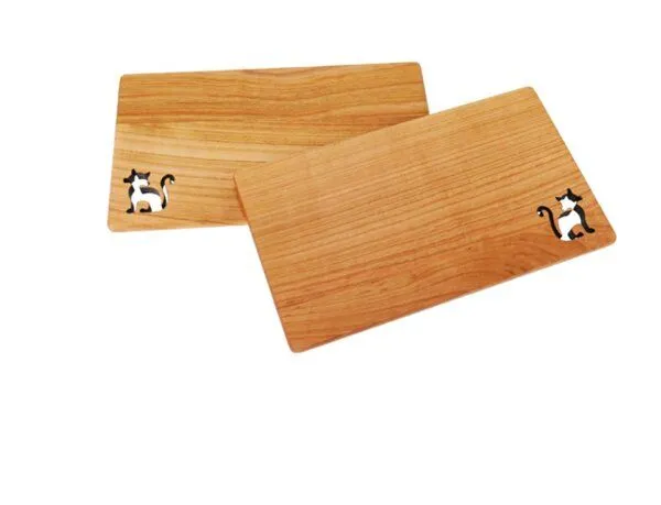 ReineNatur ReineNatur Katze Brettchen aus Kirschholz - Größe: 26x15x1 cm – Produktbild 1 von 1