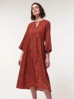 LANIUS LANIUS Midikleid Print Flower Field aus TENCEL – Produktbild 1 von 1