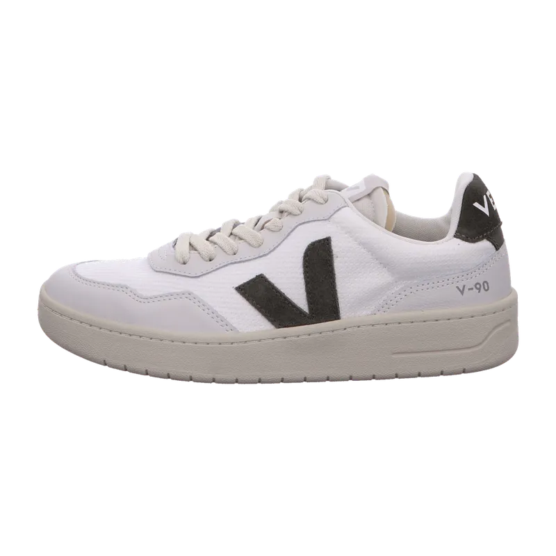 Veja Veja Herren-Sneaker V-90 B-Mesh White Kaki – Produktbild 3 von 8