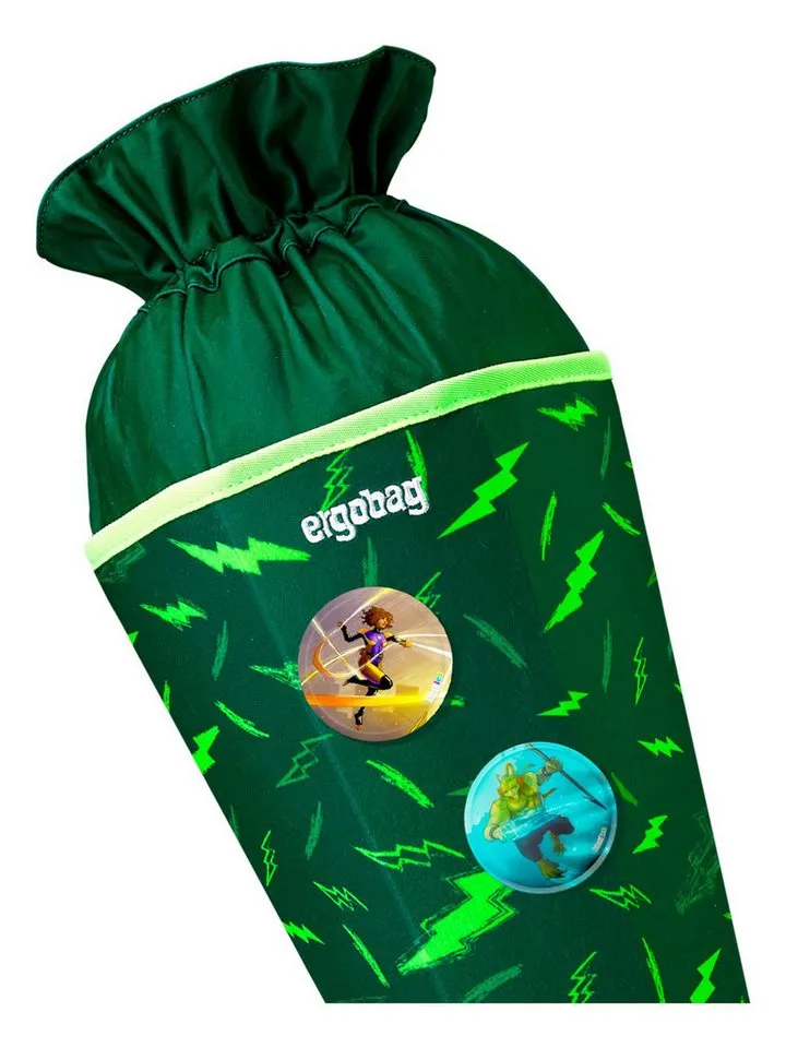 Ergobag Ergobag Schultüte Schultüte, 2-in-1 Funktion: Schultüte oder Aufbewahrungsbeutel, Schwarz, – Produktbild 3 von 6