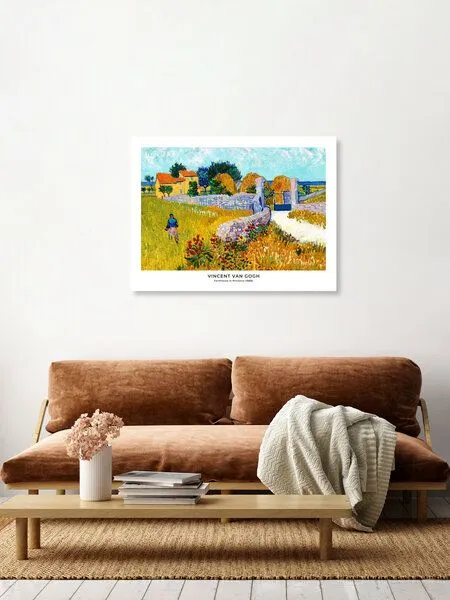 Photocircle Photocircle Poster / Leinwandbild - Vincent Van Gogh: Bauernhaus in der Provence – Produktbild 3 von 4