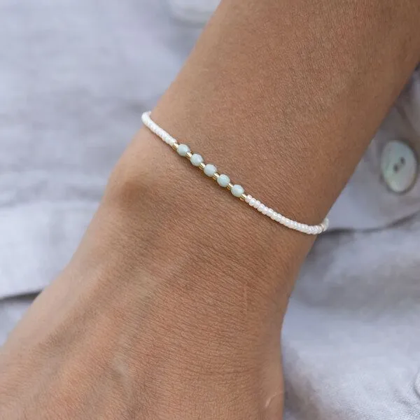 juni juni Boho Perlenarmband "Jade" – Produktbild 1 von 4