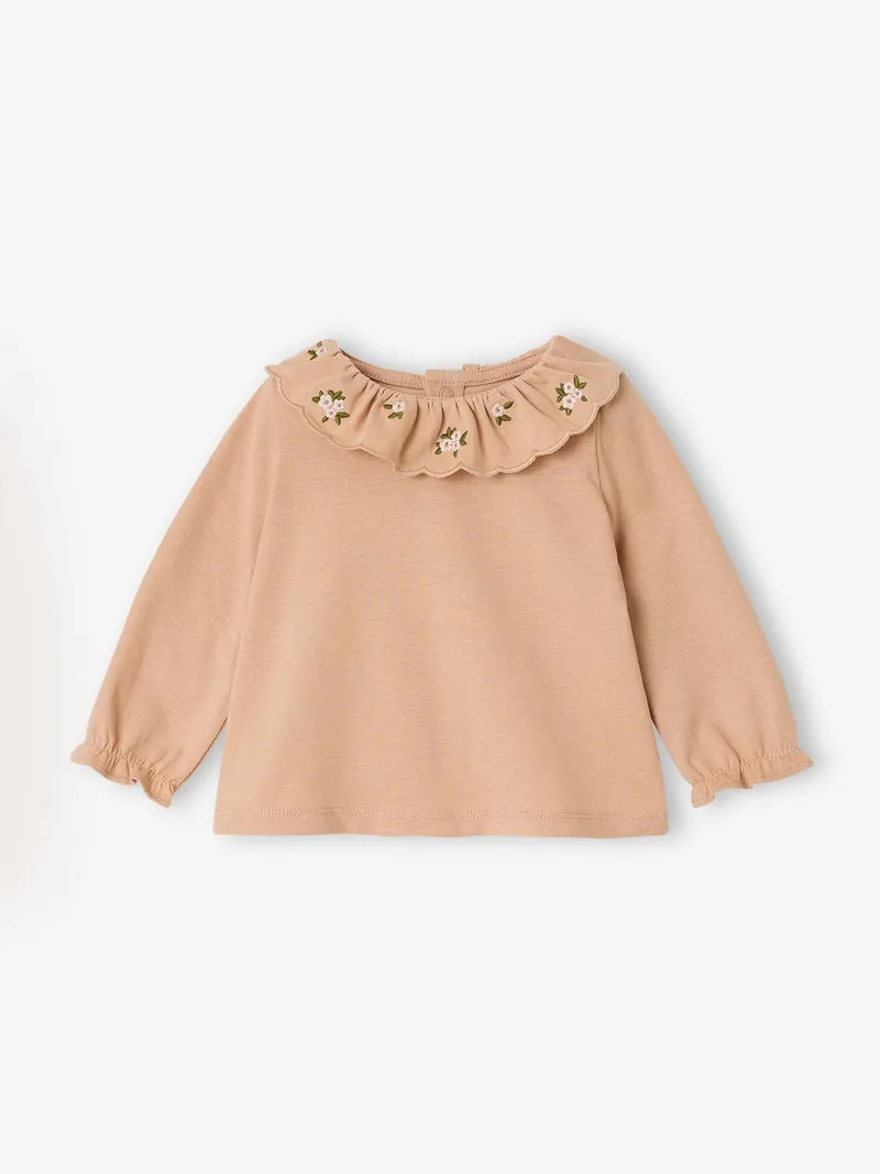 Vertbaudet Baby Shirt mit, Blush, – Produktbild 1 von 4