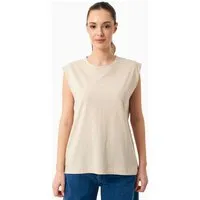 ORGANICATION ORGANICATION Top aus Bio-Baumwolle und Leinen, Natural, – Produktbild 1 von 1
