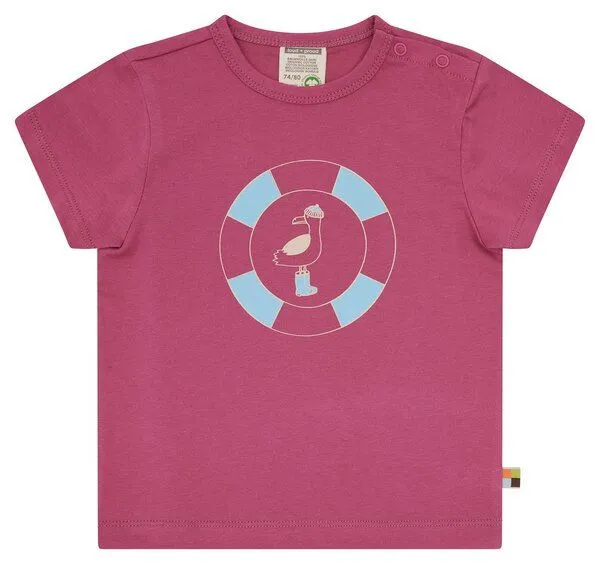 loud + proud loud + proud Babys & Kinder T-Shirt Druck, GOTS-zertifiziert, Rouge(rosa), – Produktbild 3 von 6