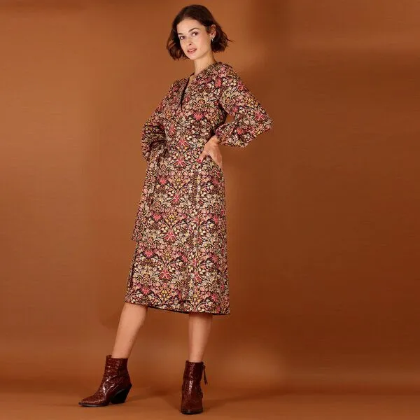 ManduTrap ManduTrap Florales Wickelkleid Marni aus Bio Baumwolle (kbA) – Produktbild 1 von 4