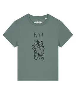 watapparel watapparel T-Shirt Frauen Ballett Spitze – Produktbild 1 von 1