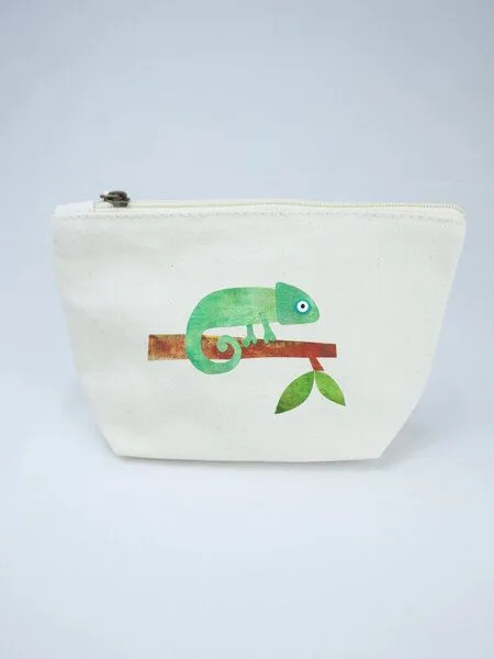 MelaDi MELAdi Accessoire-Tasche aus Biobaumwolle - Größe S Chamäleon – Produktbild 4 von 4