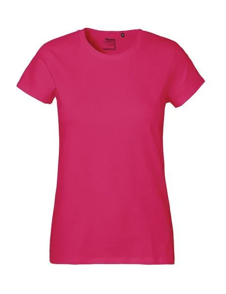 Neutral Neutral® Damen Classic T-Shirt von Neutral Bio Baumwolle, Pink, – Produktbild 2 von 4