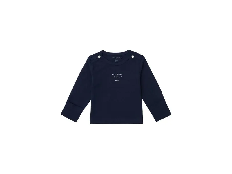 Noppies Langarmshirt Neisse black iris Gr. 62, Blau, – Produktbild 1 von 1