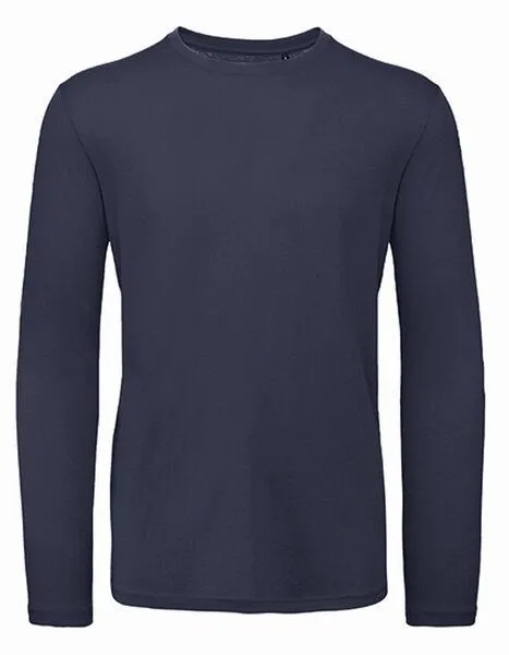 B&C Collection B&C Collection Inspire Langarm T-Shirt Herren, Navy, – Produktbild 2 von 3