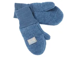 Pickapooh Pickapooh Kinder Fäustlinge Bio-Schurwolle Fleece jeans Gr.3 (2 bis 4 Jahre) – Produktbild 1 von 1