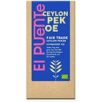 El Puente El Puente Ceylon Pekoe - Bio-Schwarztee lose | Fair Trade | Bio-zertifiziert | Vegan | Glutenfrei – Produktbild 1 von 1