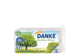 Danke Danke Toilettenpapier Toilettenpapier, (8 x 150 Blatt) 3 lagig (1-St) – Produktbild 1 von 1