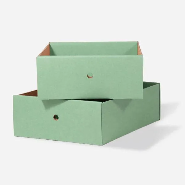 ROOM IN A BOX ROOM IN A BOX GRID Bett Schubladen-Set, Salbei, – Produktbild 1 von 3